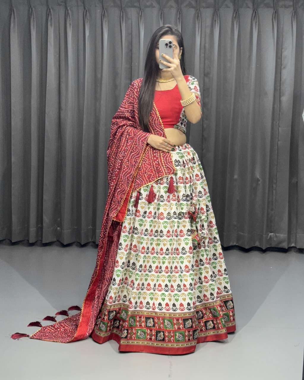 SF-1446 COLOURS BY ASLIWHOLESALE HEAVY DESIGNER COTTON PRINTED LEHENGAS