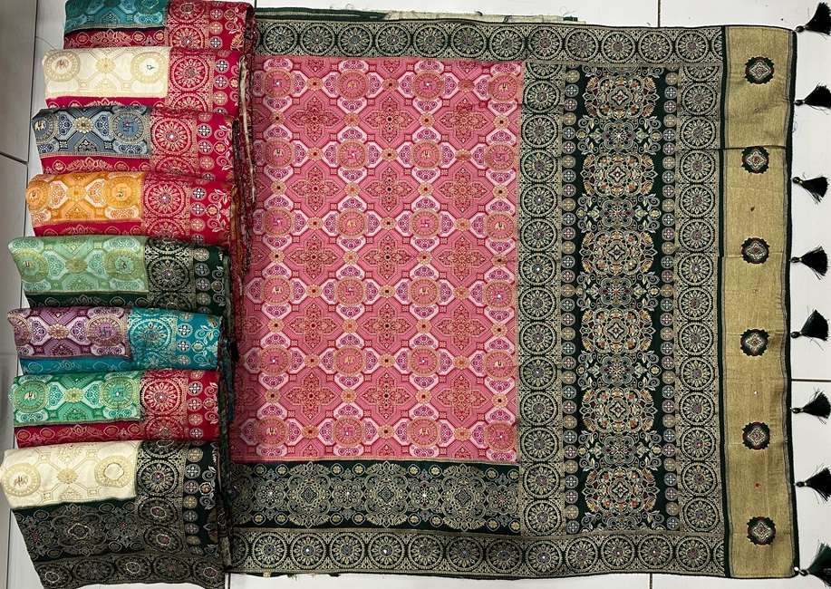 SNT VOL-05 BY ASLIWHOLESALE DESIGNER SOFT DOLA SILK PRINT SAREES