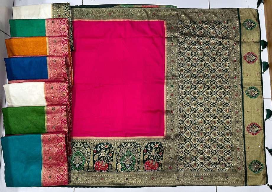 SNT VOL-06 BY ASLIWHOLESALE DESIGNER SOFT DOLA SILK PRINT SAREES