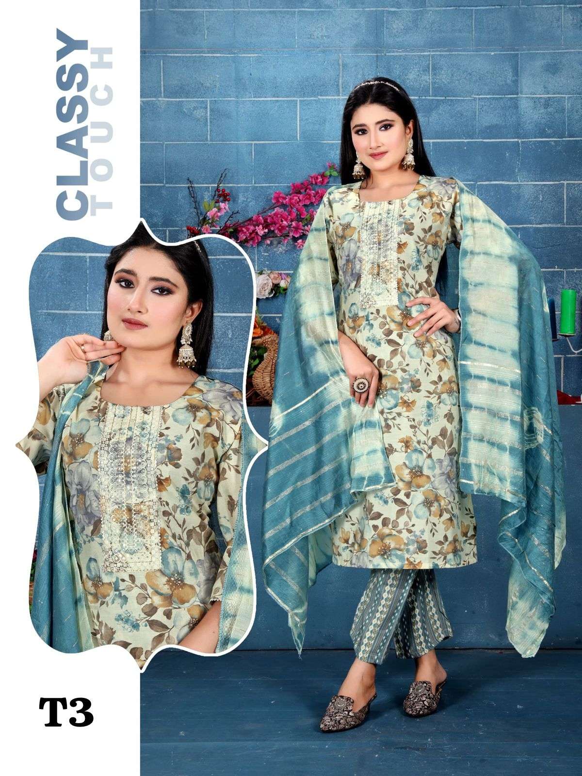 TRENDY TAMANNA VOL-3 BY ASLIWHOLESALE DESIGNER MODAL CHANDERI SILK DRESSES