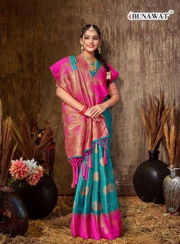 VAHINI SILK BY BUNAWAT 1001 TO 1006 SERIES DESIGNER SILK WORK SAREES