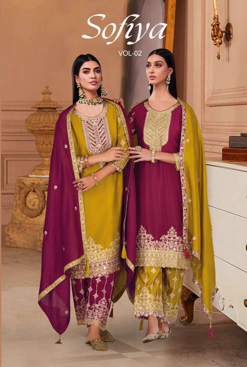 ADAN LIBAS SOFIYA VOL-2 BY ASLIWHOLESALE DESGINER PURE VICHITRA DRESSES