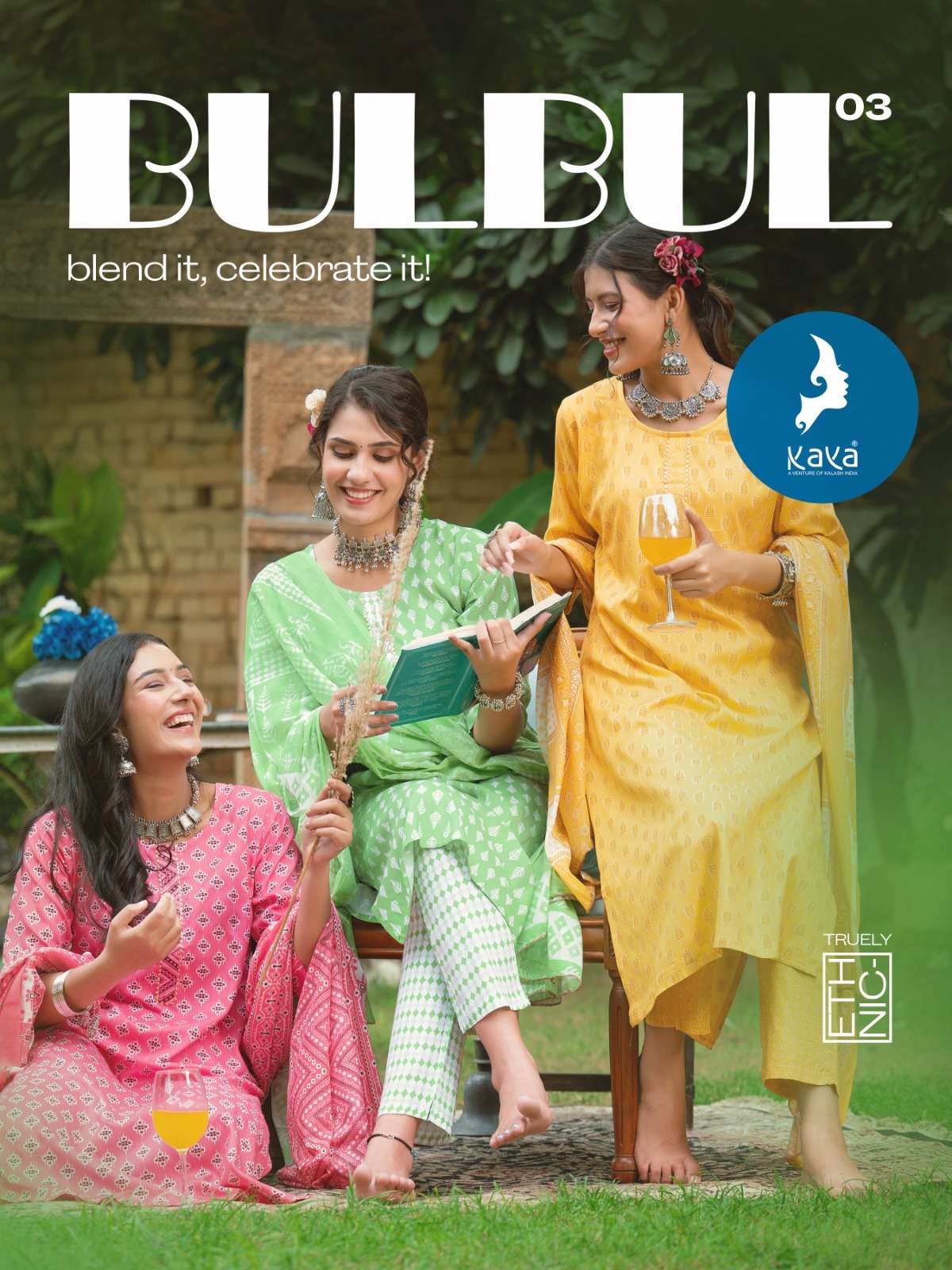 BULBUL VOL-3 BY KAYA 01 TO 08 SERIES DESIGNER RAYON PRINTED DRESSES