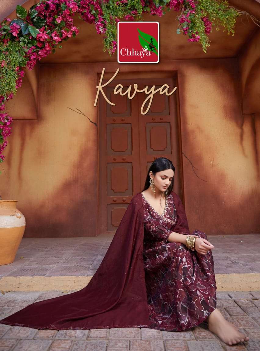 CHHAYA KAVYA BY ASLIWHOLESALE DESIGNER FACNY MODAL SILK PRINT DRESSES