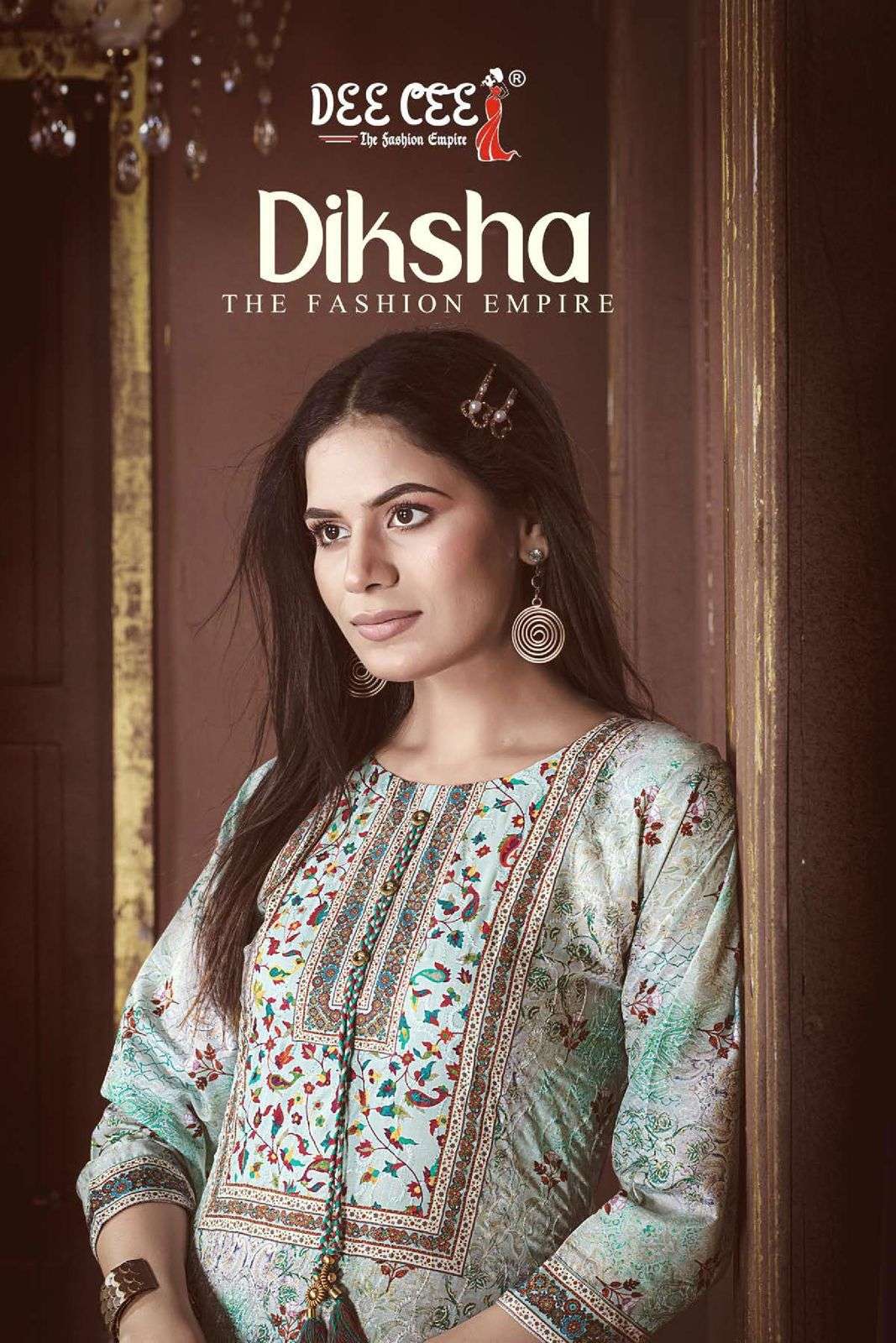 DIKSHA BY DEE CEE 1001 TO 1006 SERIES DESIGNER FACNY CHICKEN PRINT KURTIS