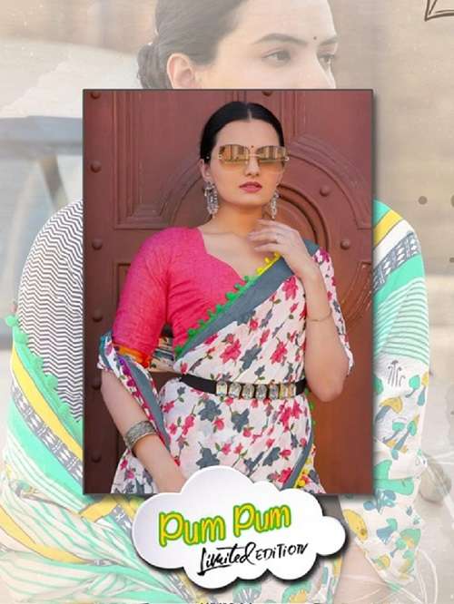 DUM DUM BY ASLIWHOLESALE 1001 TO 1004 DESIGNER COTTON PRINTED SAREES