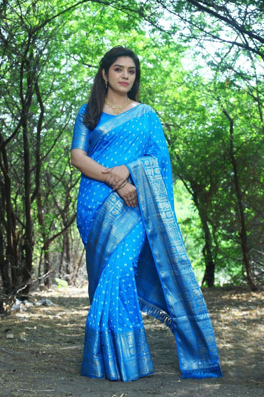 HASTI BY ASLIWHOLESALE DESIGNER SOFT KANJIVARM SILK PRINTED SAREES