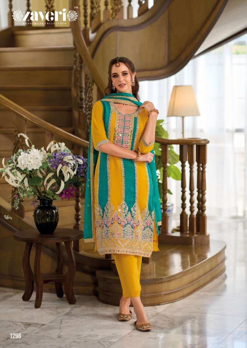 zaveri kashmira 1113-1116 series latest designer party wear dress collection  wholesale price