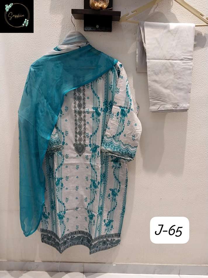 JAZMIN VOL-65 BY SAPPHIRE DESIGNER PURE LAWN COTTON PAKISTANI DRESSES