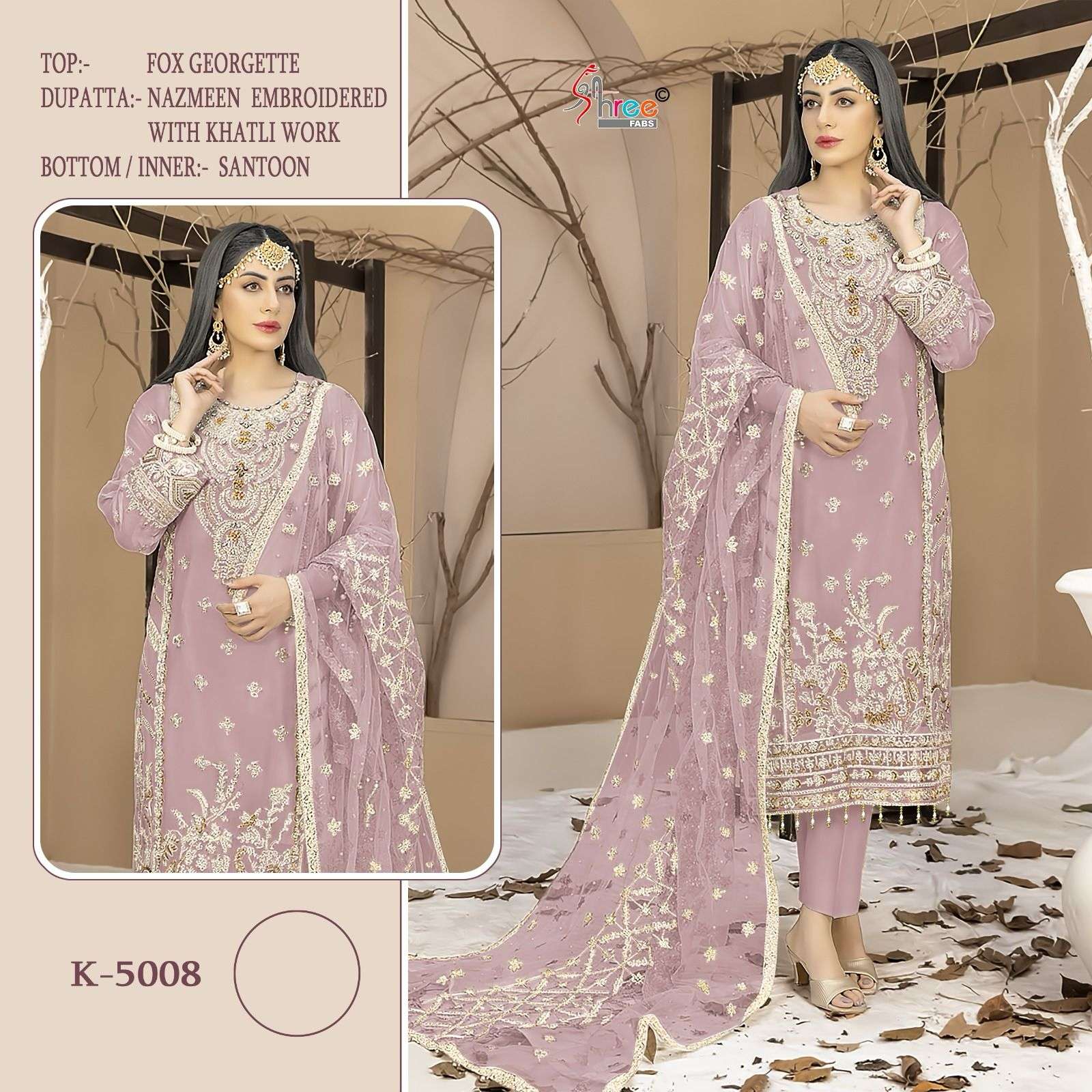 K-5008 COLOURS BY SHREE FABS FAUX GEORGETTE EMBROIDERY PAKISTANI DRESSES