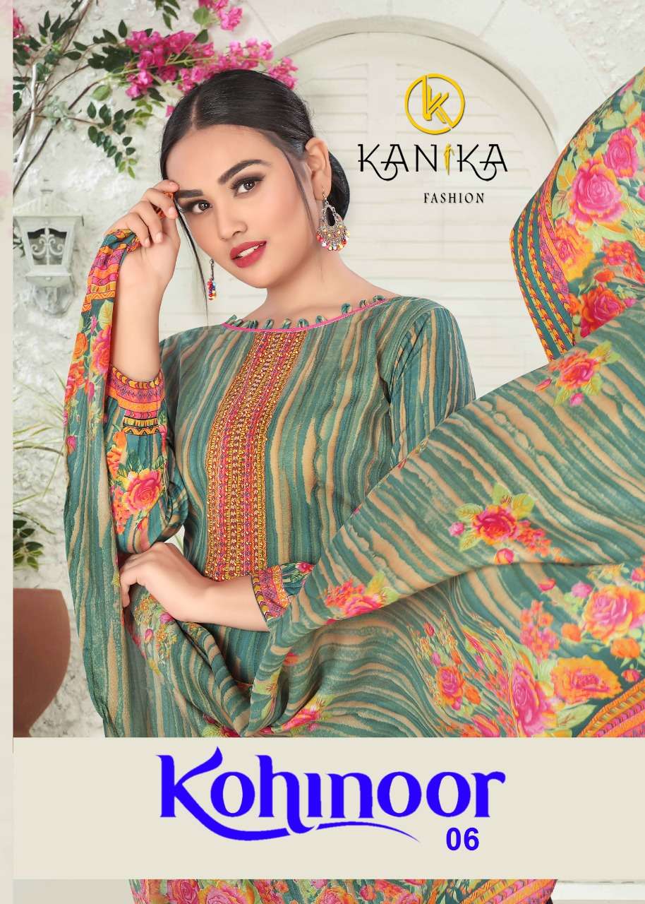 KOHINOOR VOL-06 BY ASLIWHOLESALE DESIGNER FACNY COTTON PRINT DRESSES