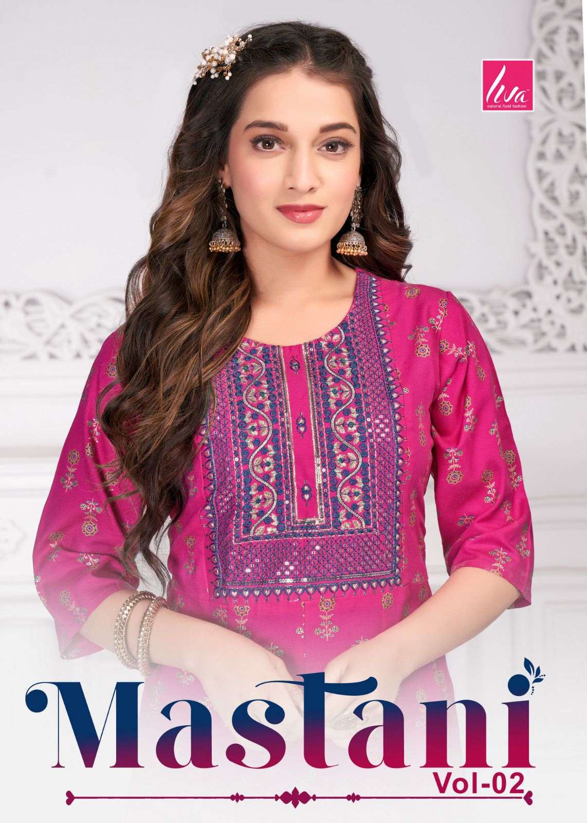 MASTANI VOL-02 BY MAYRA 80484 TO 80491 SERIES FANCY VISCOSE PRINTED KURTIS