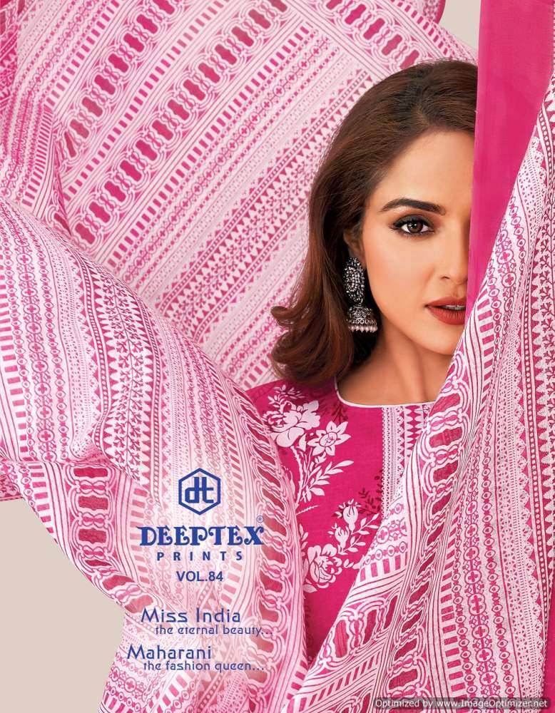 MISS INDIA VOL-84 BY DEEPTEX 8401 TO 8426 SERIES COTTON PRINT DRESSES