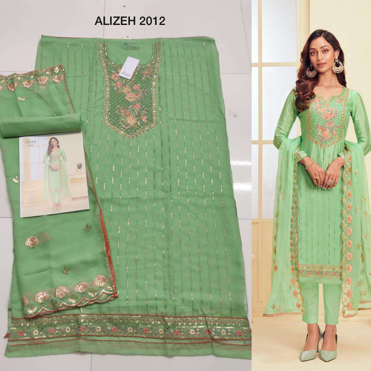 MURAD 2012-16 BY ALIZEH DESIGNER DESIGNER GEORGETTE EMBROIDERY DRESSES