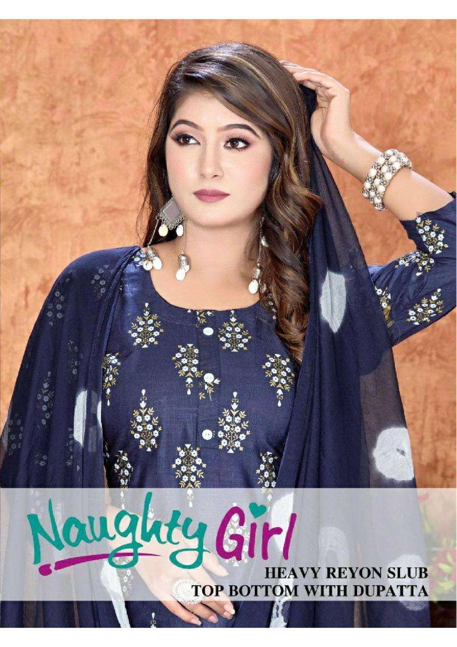 NAUGHTY GIRL BY ASLIWHOLESALE 101 TO 110 SERIES RAYON EMBROIDERY DRESSES