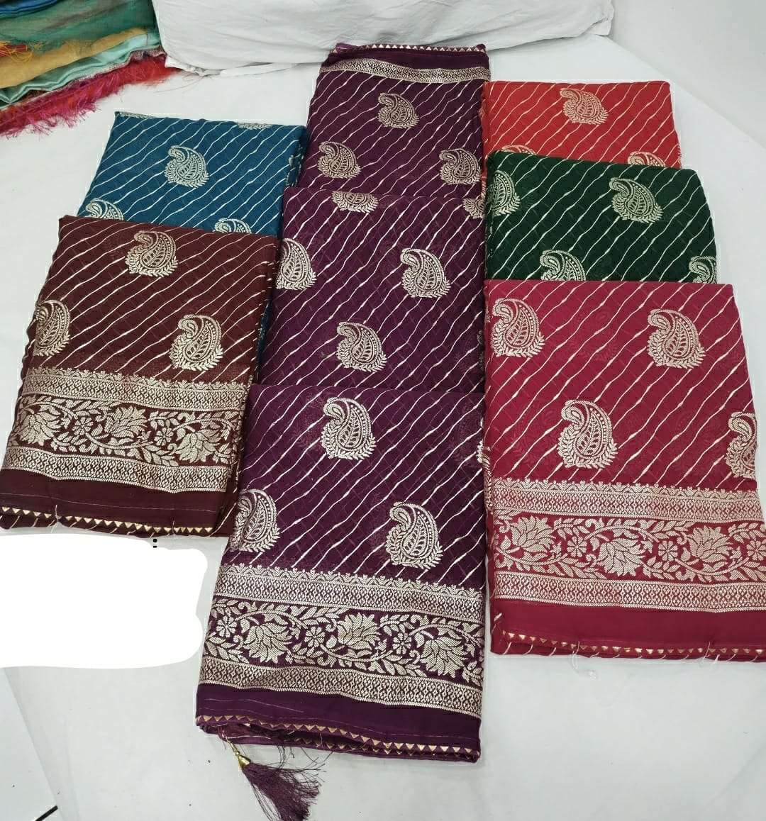 PATOLA FOIL BY ASLIWHOLESALE DESIGNER FACNY 60 GRAM PRINTED SAREES