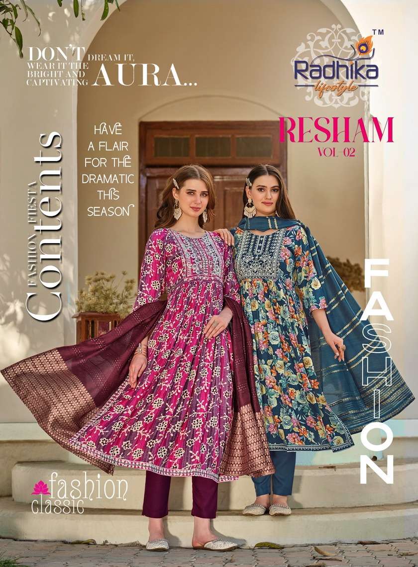 BUY ONLINE RADHIKA LIFESTYLE BRAND CATALOGUES OF DRESSES AT WHOLESALE PRICE