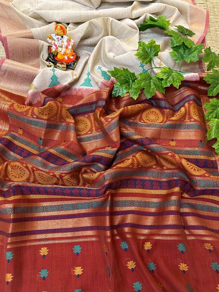 ROSAA VOL-43 BY ASLIWHOLESALE DESIGNER SOFT KHADI COTTON PRINTED SAREES