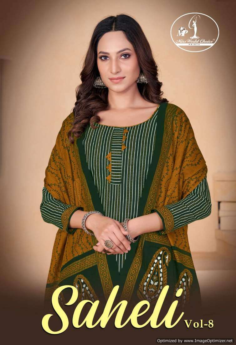 SAHELI VOL-1 BY ASLIWHOLESALE  1001 TO 1010 SERIES HEAVY COTTON PRINT DRESSES