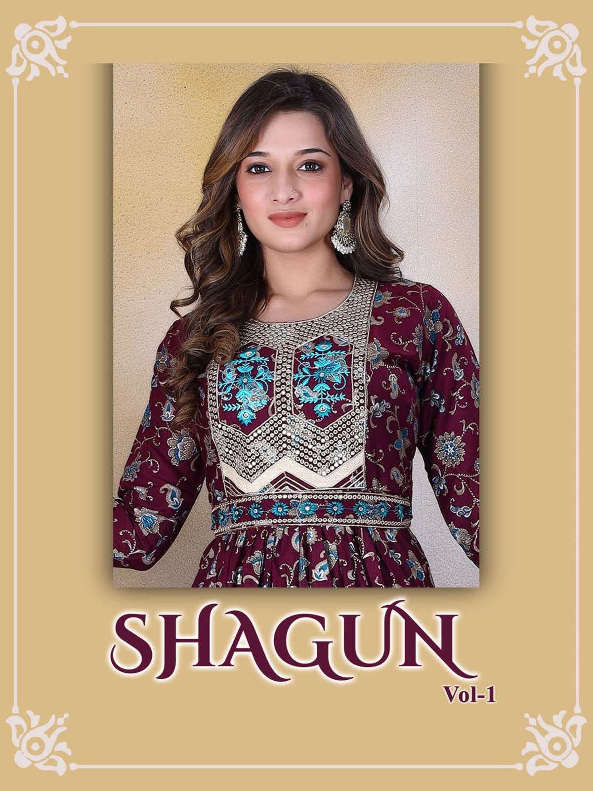 SHAGUN BY ASLIWHOLESALE DESIGNER FACNY 14 KG RAYON PRINT DRESSES