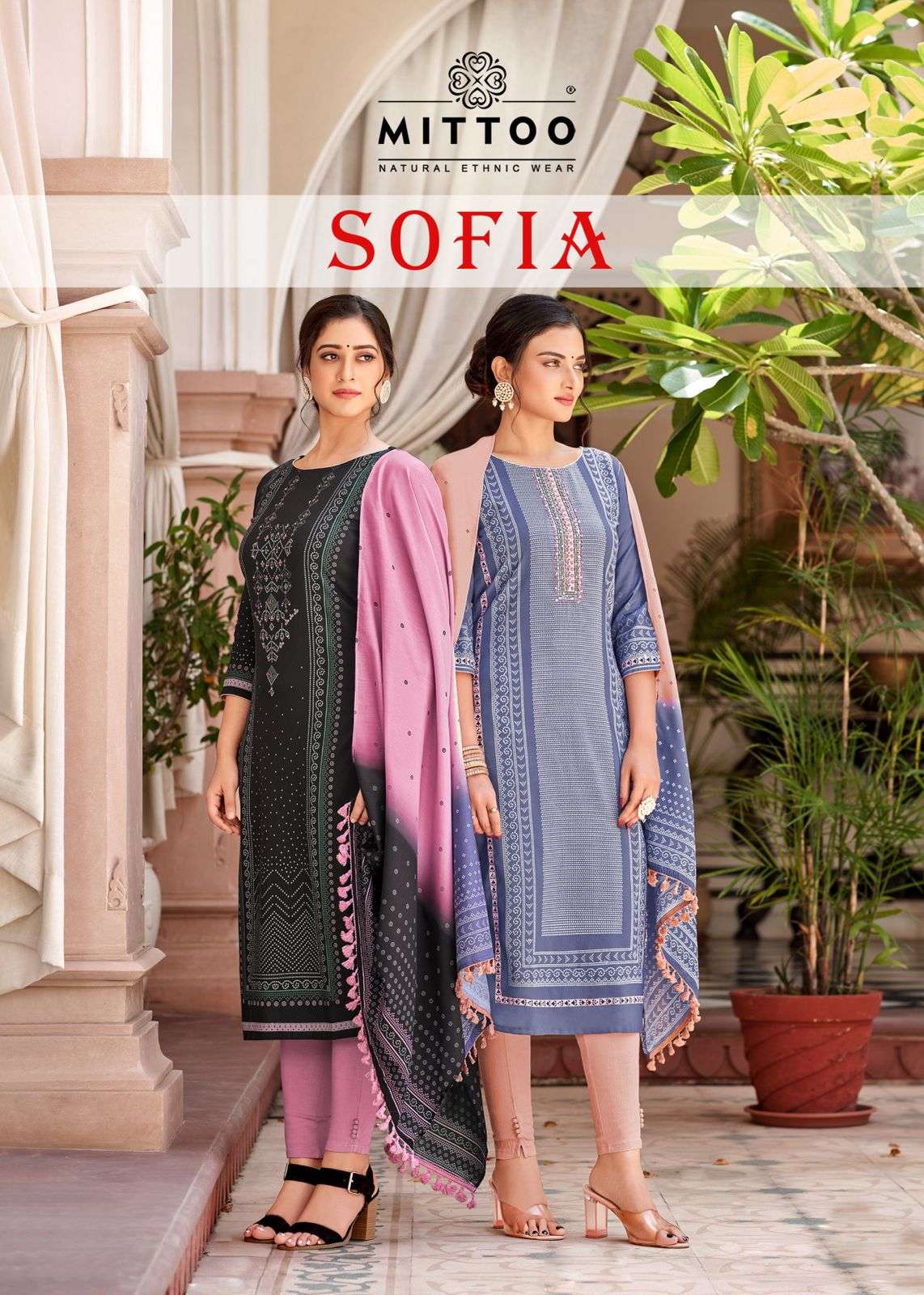 SOFIA BY MITTOO 1001 TO 1004 SERIES FANCY RAYON PRINTED DRESSES