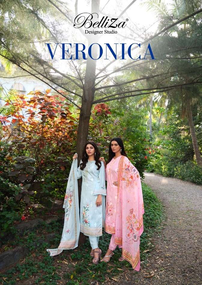 VERONICA BY BELLIZA 892-001 TO 892-008 SERIES COTTON EMBROIDERY DRESSES