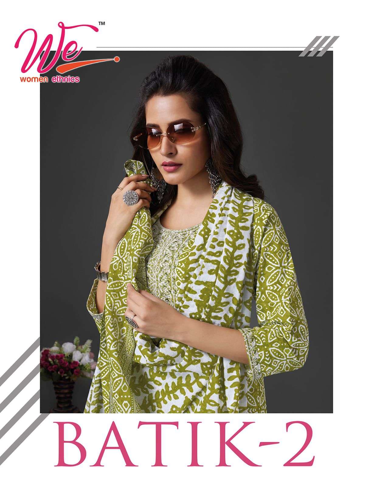 BATIK VOL-02 BY WE 5201 TO 5206 SERIES COTTON PRINTED DRESSES