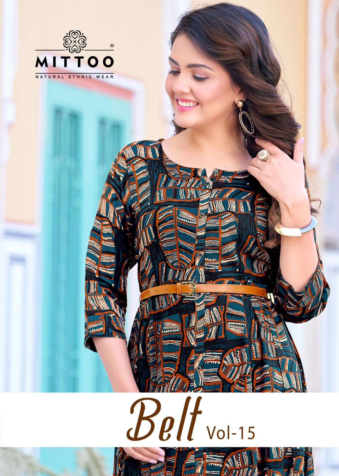 BELT VOL-15 BY MITTOO 1501 TO 1506 SERIES FANCY RAYON PRINT KURTIS