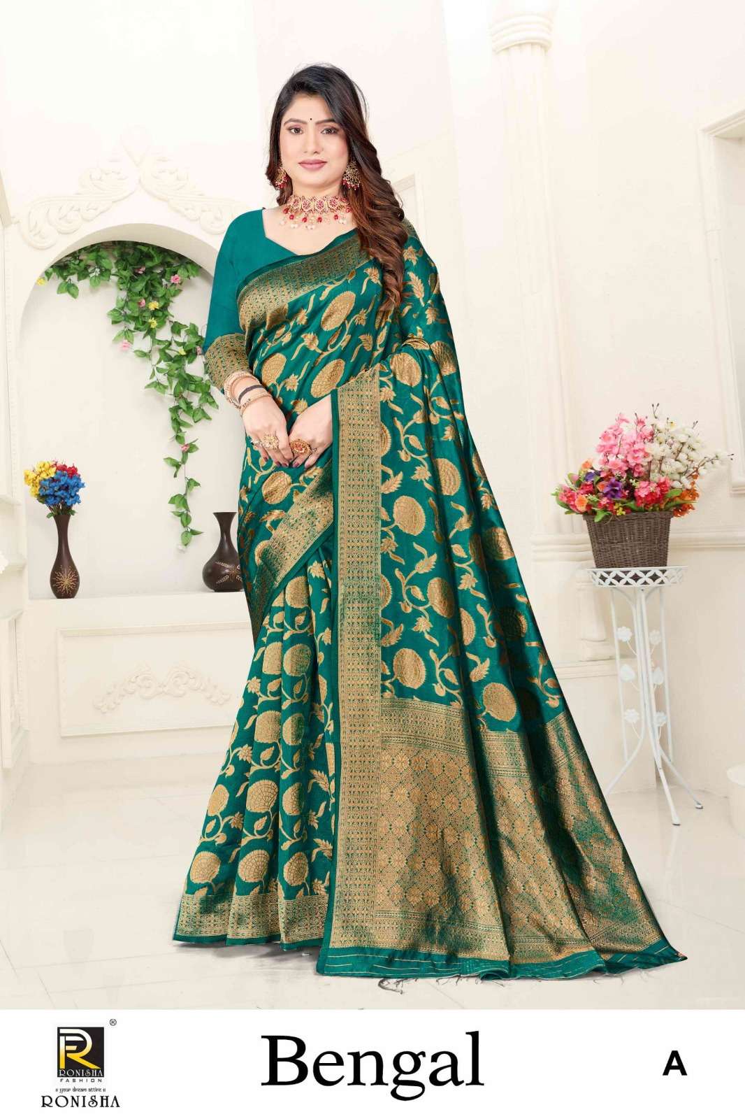 BENGAL BY RONISHA FASHION DESIGNER FANCY BANARASI SILK SAREES