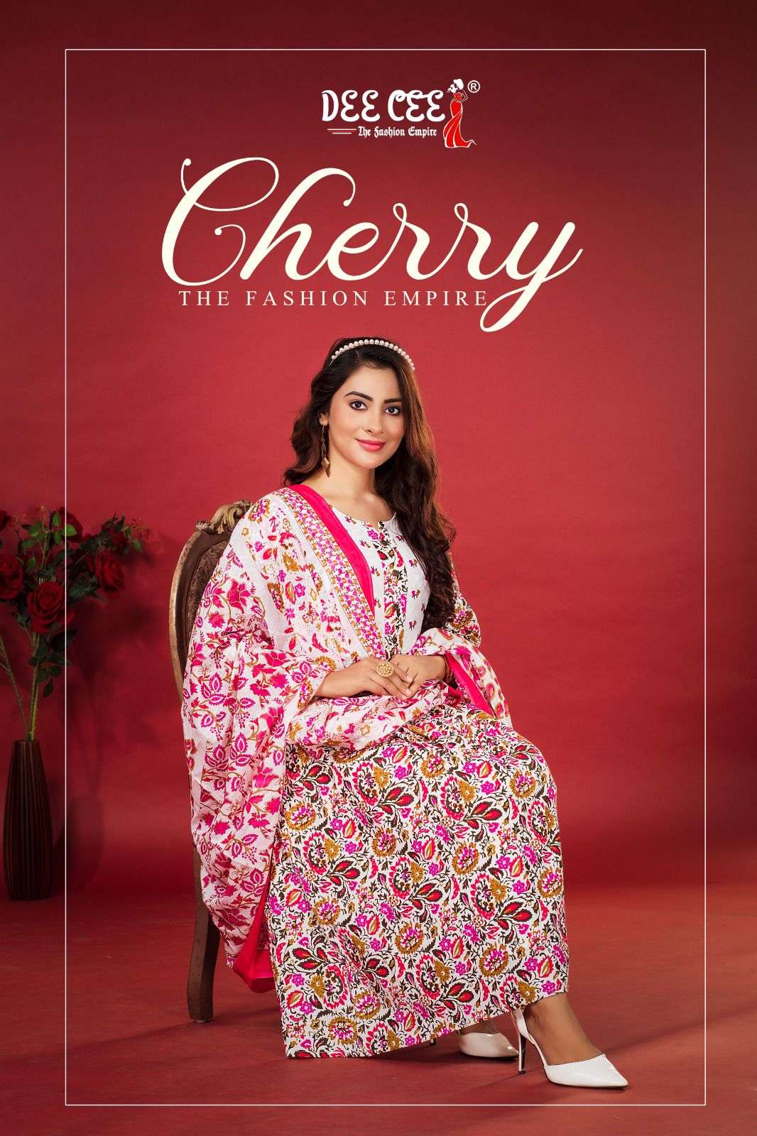 CHERRY BY DEE CEE 1001 TO 1006 SERIES DESIGNER COTTON PRINT DRESSES