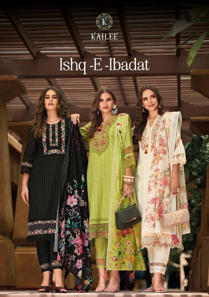 ISHQ-E- IBADAT BY KALKI FASHION 42651 TO 42656 SERIES COTTON STITCHED DRESSES