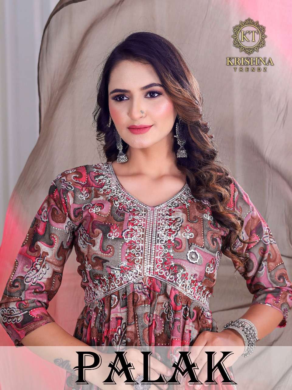 KRISHNA PALAK VOL-01 BY ASLIWHOLESALE DESIGNER FACNY 14KG RAYON PRINT DRESSES