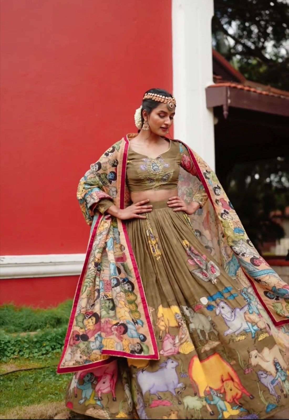 PC-358 COLOURS BY ASLIWHOLESALE DESIGNER FANCY CREPE WORK LEHENGAS