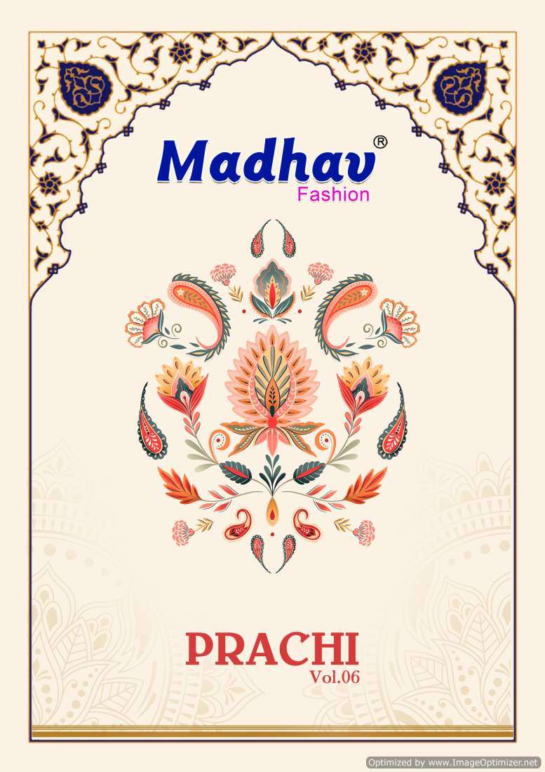 PRACHI VOL-06 BY MADHAV FASHION 6001 TO 6010 SERIES COTTON PRINT DRESSES