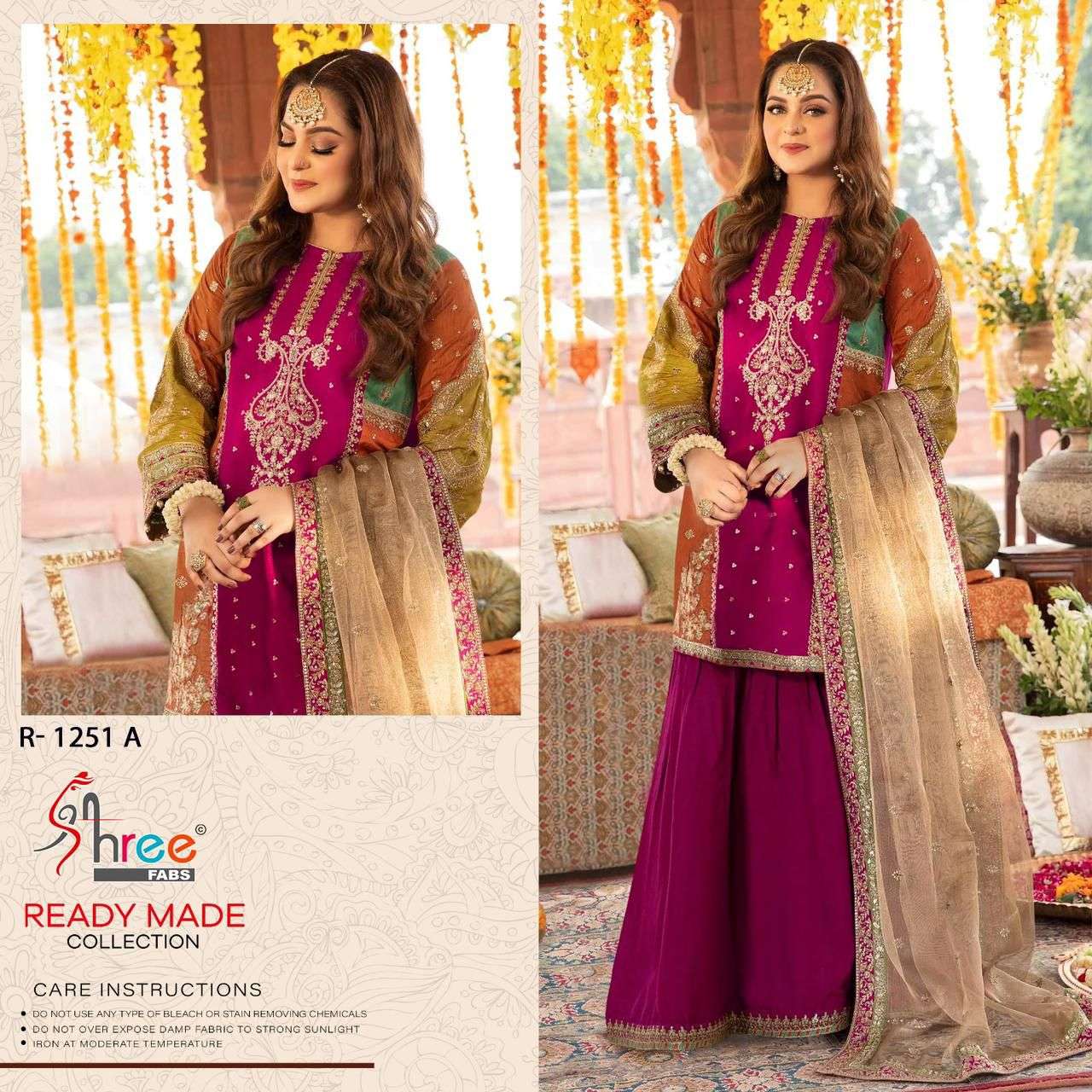 R-1251 COLOURS BY SHREE FABS HEAVY EMBROIDERED SILK PAKISTANI DRESSES