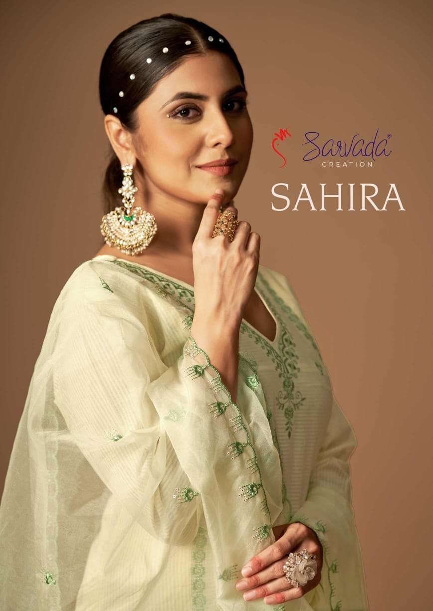 SARVADA SAHIRA BY ASLIWHOLESALE DESIGNER CAMBRIC COTTON PRINT DRESSES