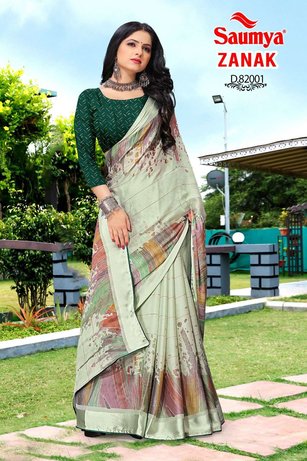 SAUMYA ZANAK BY ASLIWHOLESALE DESIGNER SOFT JAPAN CREPE PRINTED SAREES