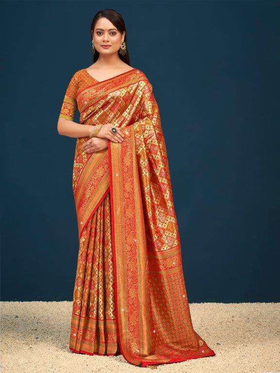 SHEELA VOL-24 BY BUNAWAT DESIGNER FANCY BANARASI SILK PRINT SAREES