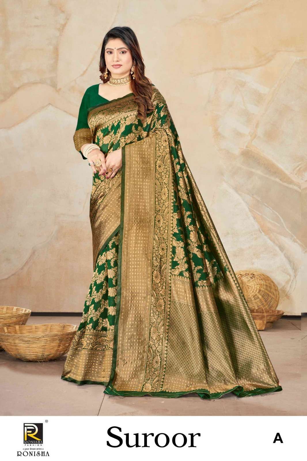 SUROOR BY RONISHA FASHION DESIGNER FANCY BANARASI SILK SAREES