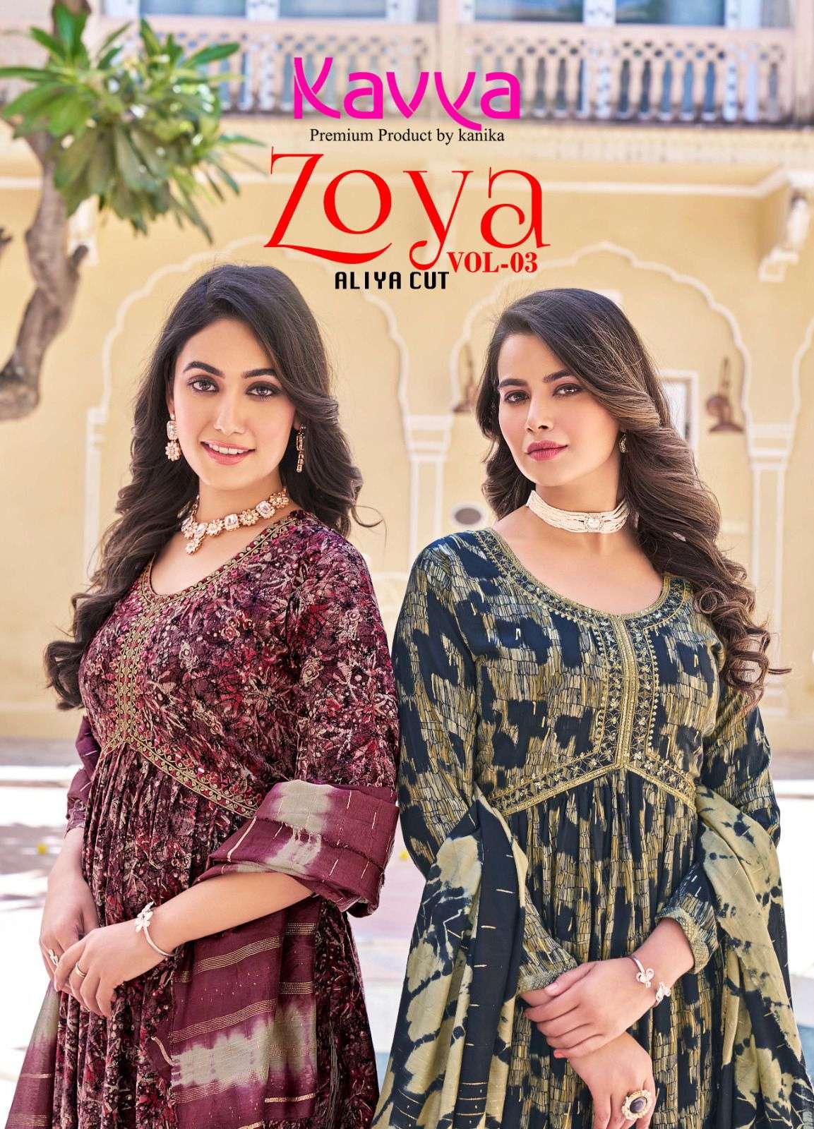 ZOYA VOL-3 BY KAVYA 1001 TO 1010 SERIES RAYON CAPSULE PRINT DRESSES