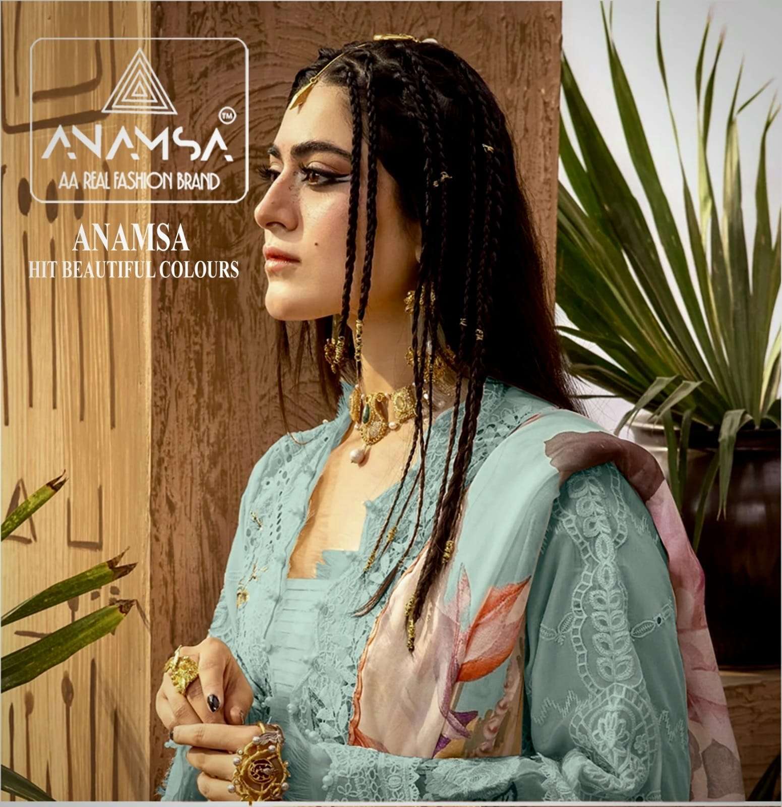 ANAMSA 464 NX BY ANAMSA DESIGNER PURE HEAVY JAAM COTTON WORK DRESSES