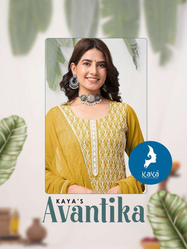 AVANTIKA BY KAYA 01 TO 08 SERIES DESIGNER RAYON MODAL PRINTED DRESSES