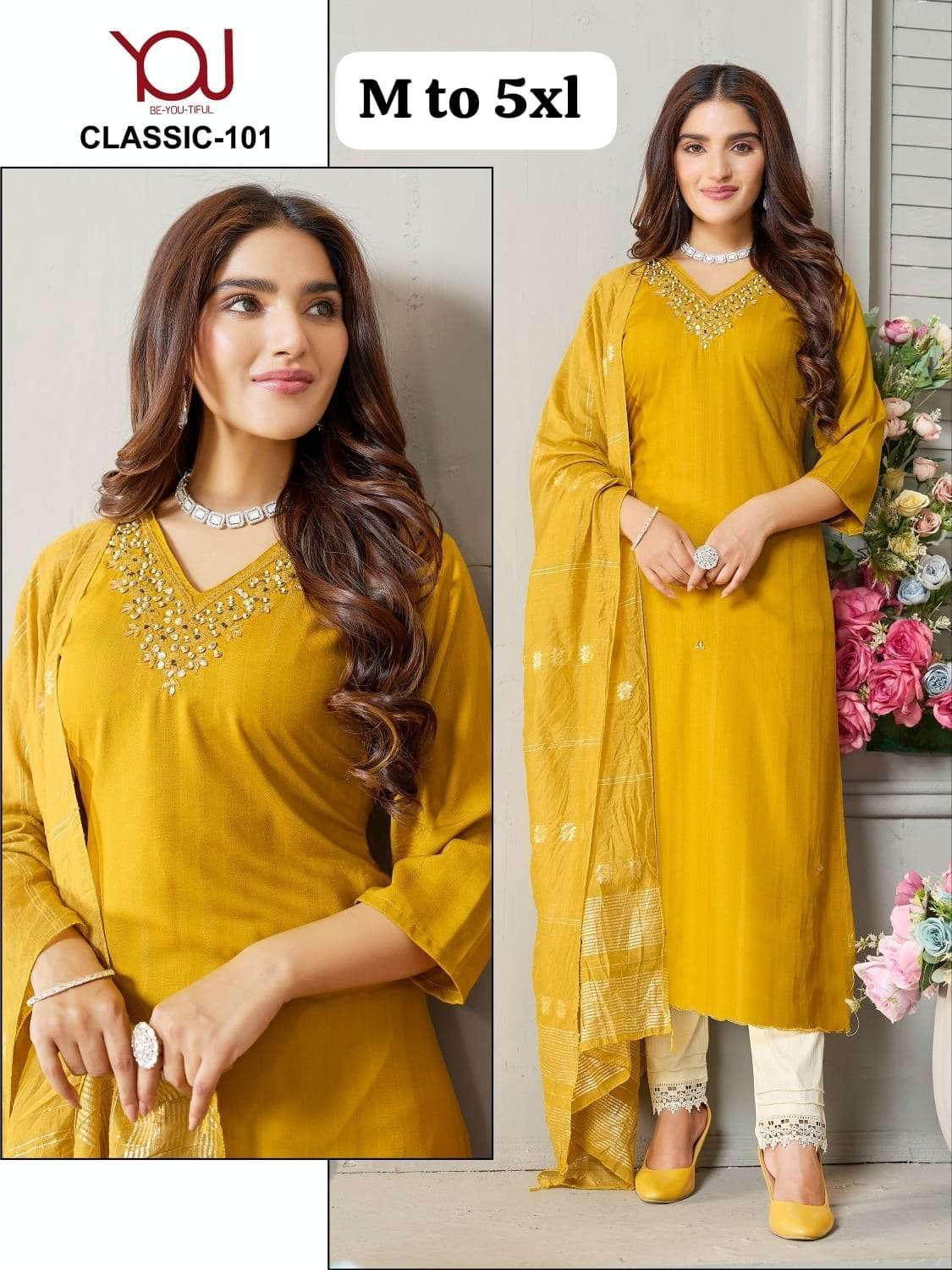 CLASSIC BY YOU DESIGNER FANCY PUNJABI RAYON VISOCSE STITCHED DRESSES