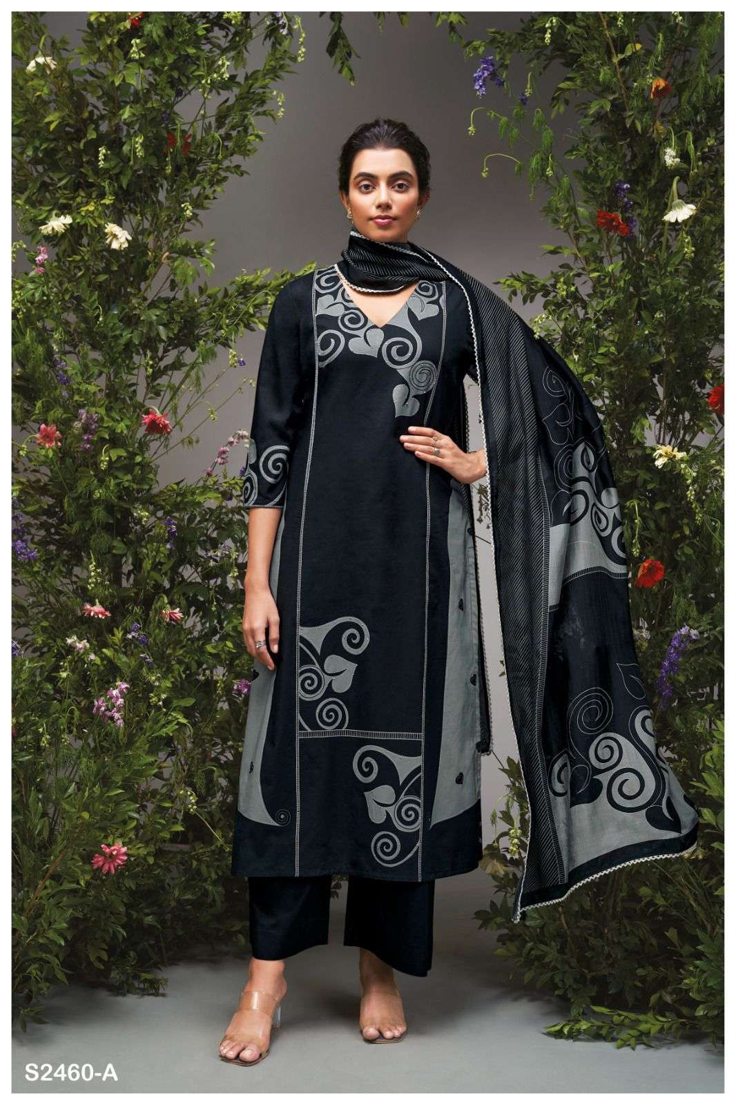 DOVIE 2460 BY GANGA FASHIONS HEAVY PREMIUM COTTON DIGITAL PRINT DRESSES