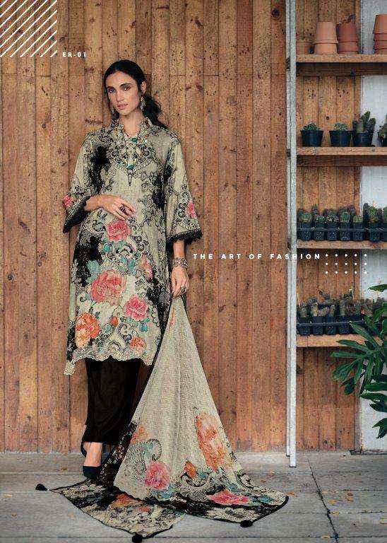 EVARA BY VARSHA DESIGNER FANCY PURE LAWN COTTON EMBROIDERY DRESSES