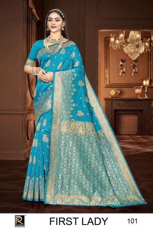 FIRST LADY BY RONISHA FASHION DESIGNER FANCY BANARASI SILK SAREES