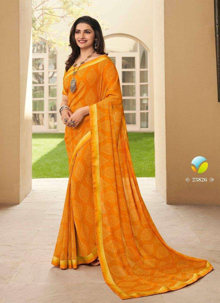 GC-GAURVI BY ASLIWHOLESALE DESIGNER SOFT GEORGETTE PRINTED SAREES