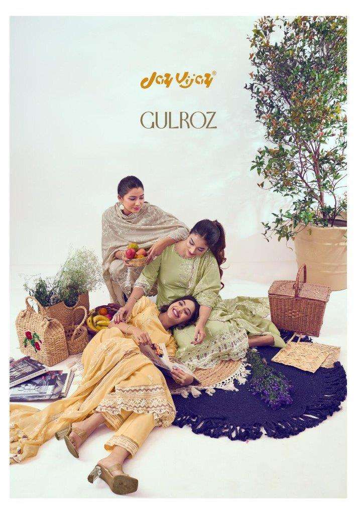 GULROZ BY JAY VIJAY DESIGNER FANCY PURE COTTON KHADI BLOCK PRINT DRESSES