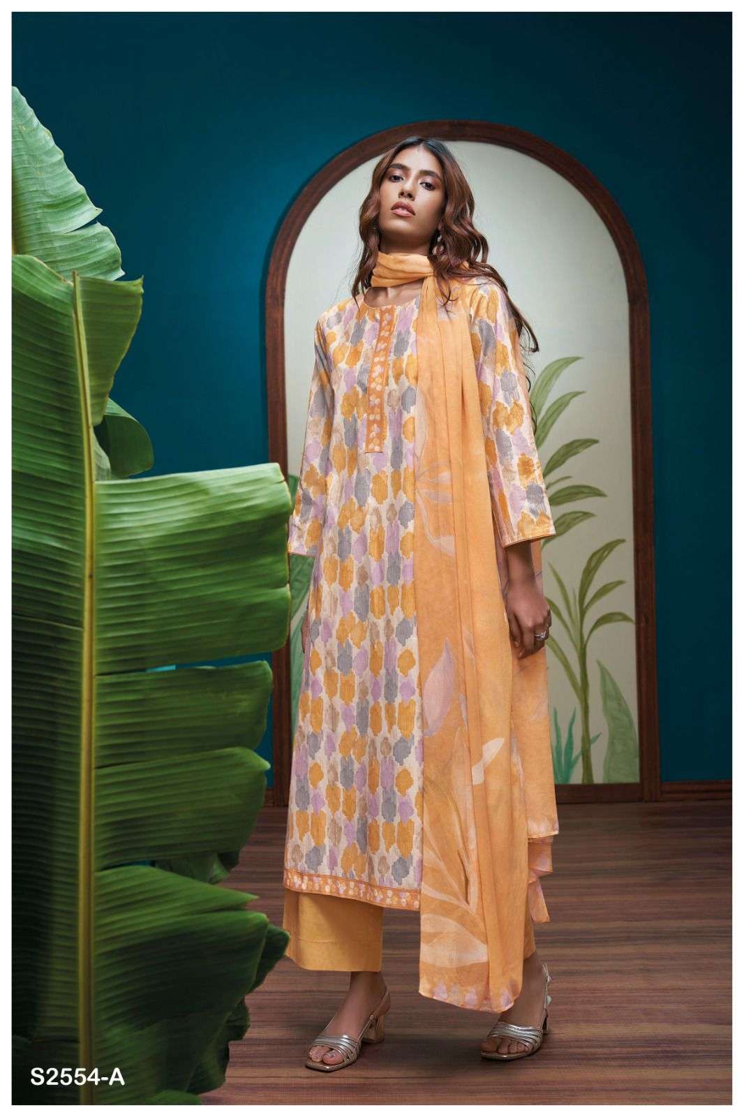 HEEYA 2554 BY GANGA FASHIONS HEAVY PREMIUM COTTON DIGITAL PRINT DRESSES