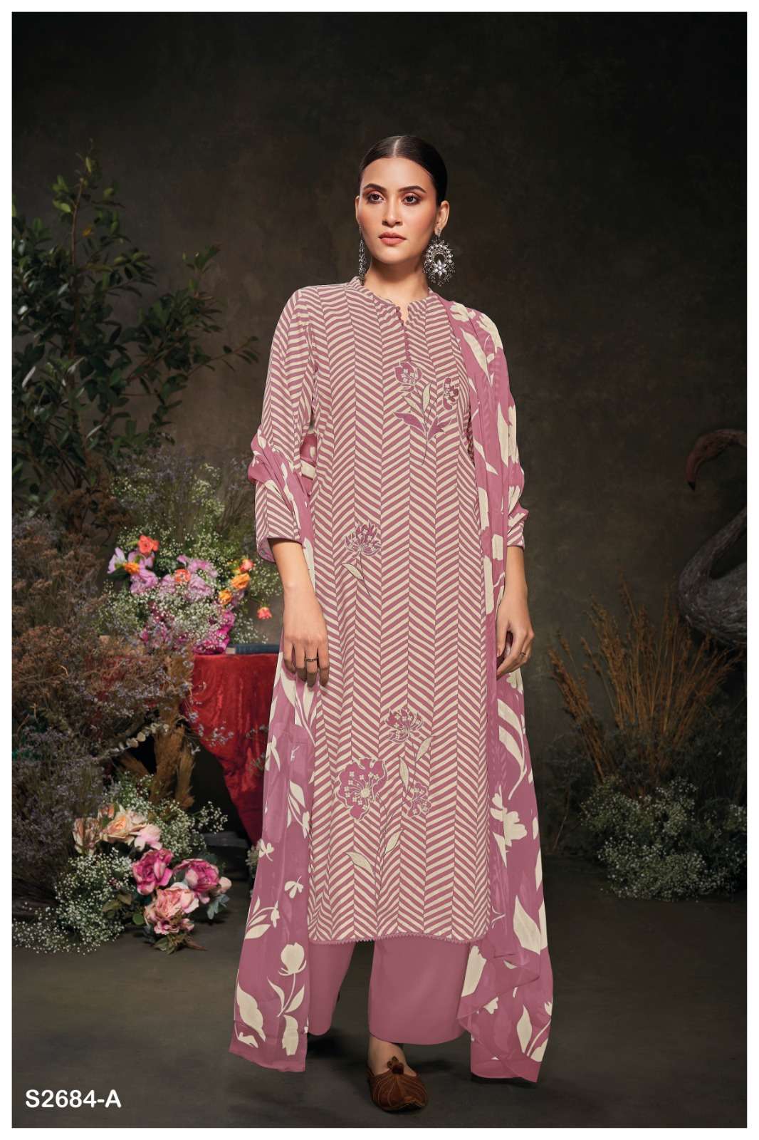 HRITVI 2684 BY GANGA FASHIONS HEAVY PREMIUM COTTON DIGITAL PRINT DRESSES